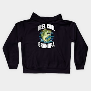 Reel cool Grandpa 2024 Kids Hoodie